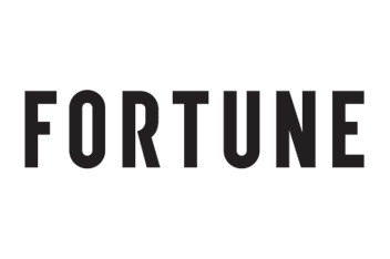The Fortune logo, which is simply the word FORTUNE in all caps and black font. 